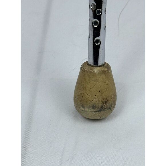 VTG Chrome with Rubber Tips Twirling Baton 26" Marching Band - Picture 5 of 10